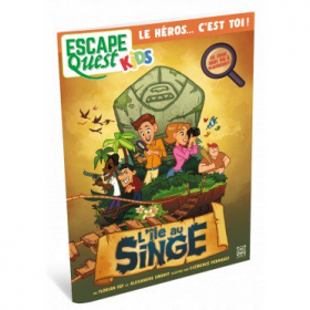 couverture jeu de société Escape Quest Kids - L&#039;Île au Singe