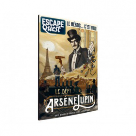 couverture jeu de société Escape Quest - Le Défi d&#039;Arsène Lupin