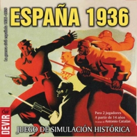 couverture jeu de société Espana 1936