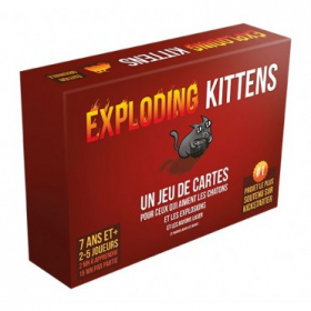 couverture jeu de société Exploding Kittens