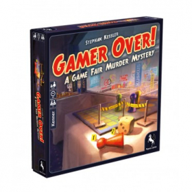couverture jeu de société Gamer Over! A Game Fair Murder Mystery