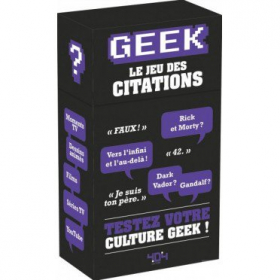 couverture jeux-de-societe Geek : Le Jeu des Citations (2eme Edition)