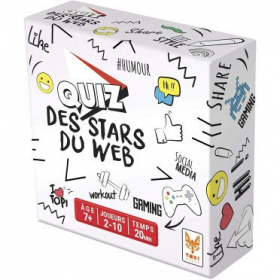 couverture jeu de société Le Quizz Des Stars Du Web