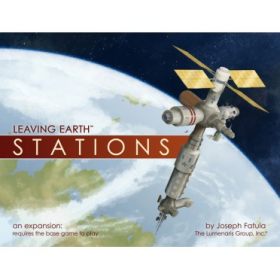 couverture jeu de société Leaving Earth - Stations Expansion