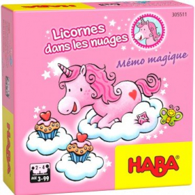 couverture jeux-de-societe Licornes dans les Nuages : Mémo Magique