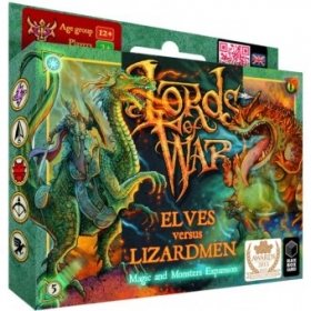 couverture jeu de société Lords of War: Elves vs Lizardmen 2 - The Magic and Monsters Expansion
