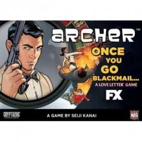 couverture jeu de société Love Letter - Archer : Once You Go Blackmail (Bo&icirc;te)