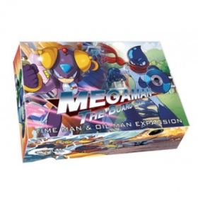 couverture jeu de société Mega Man - The Board Game : Time Man and Oil Man