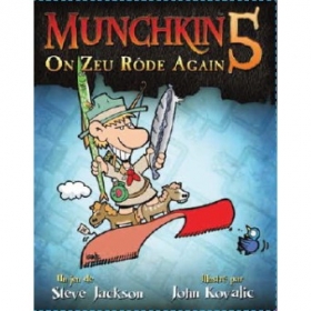 couverture jeu de société Munchkin 5 : On Zeu Rode Again