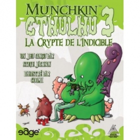 couverture jeu de société Munchkin Cthulhu 3, la Crypte de l&#039;Indicible