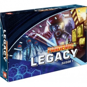 couverture jeu de société Pandemic Legacy - Saison 1 - Boite Bleue - VF