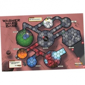 couverture jeu de société Playmat - Sentinel Tactics : Wagner Mars Base
