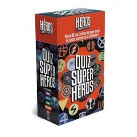 couverture jeu de société Quiz Super Heros