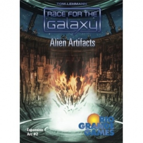 couverture jeu de société Race for the Galaxy: Alien Artifacts (Anglais)