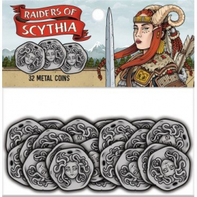 couverture jeu de société Raiders of Scythia Metal Coins
