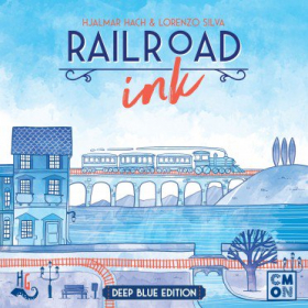 couverture jeux-de-societe Railroad Ink: Deep Blue Edition