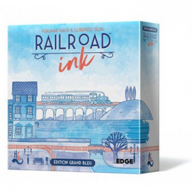 couverture jeux-de-societe Railroad Ink : Edition Grand Bleu