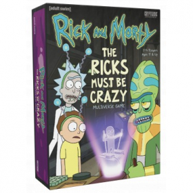 couverture jeu de société Rick and Morty : The Ricks Must Be Crazy