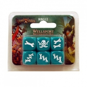 couverture jeu de société Rum &amp; Bones - Wellsport Brotherhood Dice Set verts