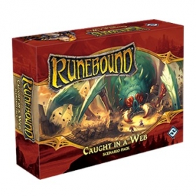 couverture jeu de société Runebound 3rd Edition - Caught in a Web Scenario Pack