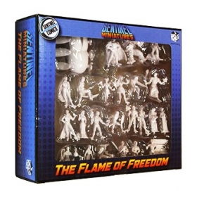 couverture jeu de société Sentinel Tactics: The Flame of Freedom Miniatures pack