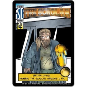 couverture jeu de société Sentinels of the Multiverse - The Scholar - Mini Expansion