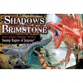 couverture jeux-de-societe Shadows of Brimstone - Swamp Raptor of Jargono XL Enemy Pack Expansion