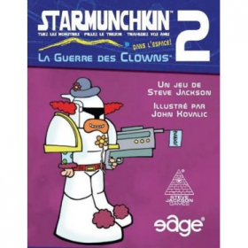 couverture jeu de société Star Munchkin 2 - La Guerre des Clowns