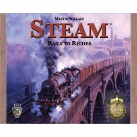 couverture jeu de société Steam - Rail to riches