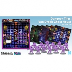 couverture jeu de société Super Dungeon Explore - Tiles Von Drakk Ghost House- Occasion