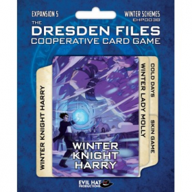 couverture jeu de société The Dresden Files Cooperative Card Game - Winter Schemes Expansion