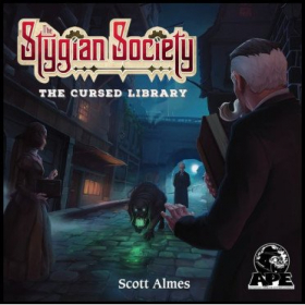 couverture jeu de société The Stygian Society - The Cursed Library