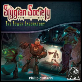 couverture jeu de société The Stygian Society - The Tower Laboratory