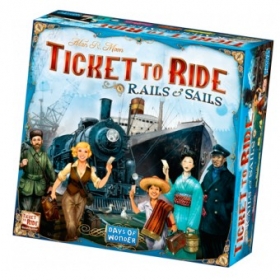 couverture jeu de société Ticket to Ride Rails & Sails-Occasion
