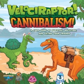 couverture jeu de société Velociraptor! Cannibalism Card Game