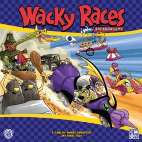 couverture jeu de société Wacky Races