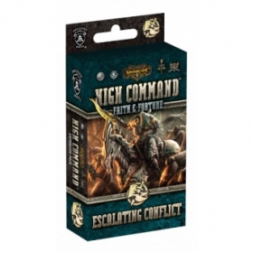 couverture jeu de société Warmachine High Command - Faith &amp; Fortune: Escalating Conflict Expansion Set