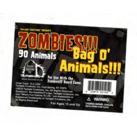 couverture jeu de société Zombies!!! : Bag O&#039; Zombies!!! - Animals !!!
