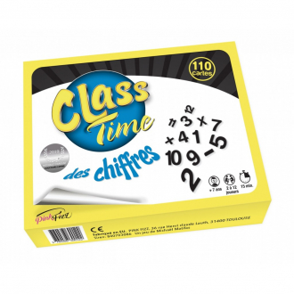 extrait jeux-de-societe Class Time : Chiffres (110 cartes)