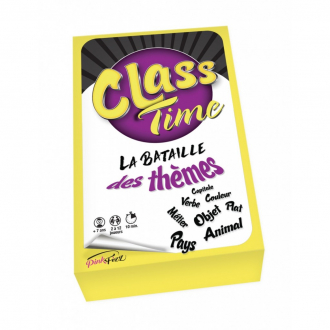 extrait jeux-de-societe Class Time : la Bataille des Thèmes (55 cartes)