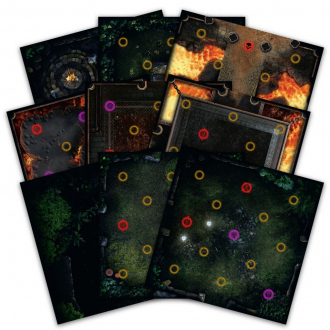 extrait jeux-de-societe Dark Souls: Darkroot Basin and Iron Keep Tile Set