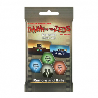 extrait jeux-de-societe Dawn of the Zeds 3nd Edition - Expansion Pack 3 : Rumors and Rails