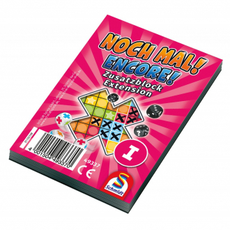 extrait jeux-de-societe Encore ! Bloc de Score : I (Rouge)