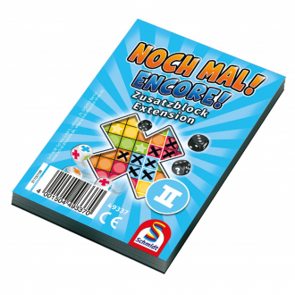 extrait jeux-de-societe Encore ! Bloc de Score : II (Bleu)