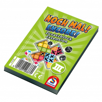 extrait jeux-de-societe Encore ! Bloc de Score : III (Vert)