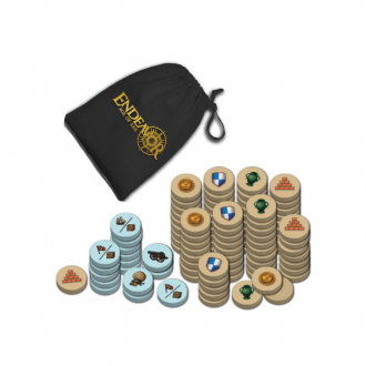 extrait jeux-de-societe Endeavor - Sac velours et pièces en bois