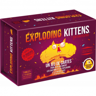 extrait jeux-de-societe Exploding Kittens : Édition Festive