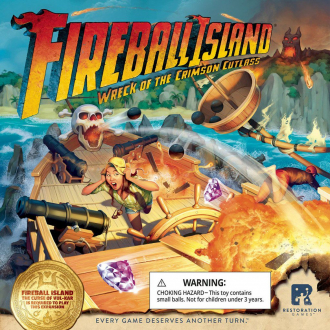 extrait jeux-de-societe Fireball Island : Wreck of the Crimson Cutlass