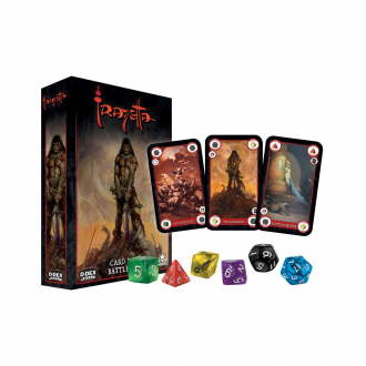 extrait jeux-de-societe Frazetta: Card & Dice Battle Game