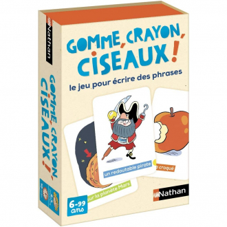 extrait jeux-de-societe Gomme, Crayon, Ciseaux !